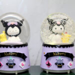 Kuromi Işıklı Müzikli Kar Küresi Orta Boy Model 2