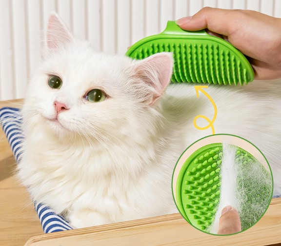 Evcil Hayvan Silikon Tüy Toplama Yıkama Fırçası