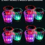LED Işıklı Eğlence Bardak Seti 12 Adet