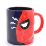3D Spiderman Tasarımlı Porselen Kupa Bardak