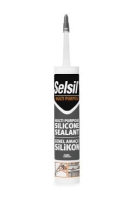 Siyah Universal Silikon - 280 gr - Dolgu Silikonu