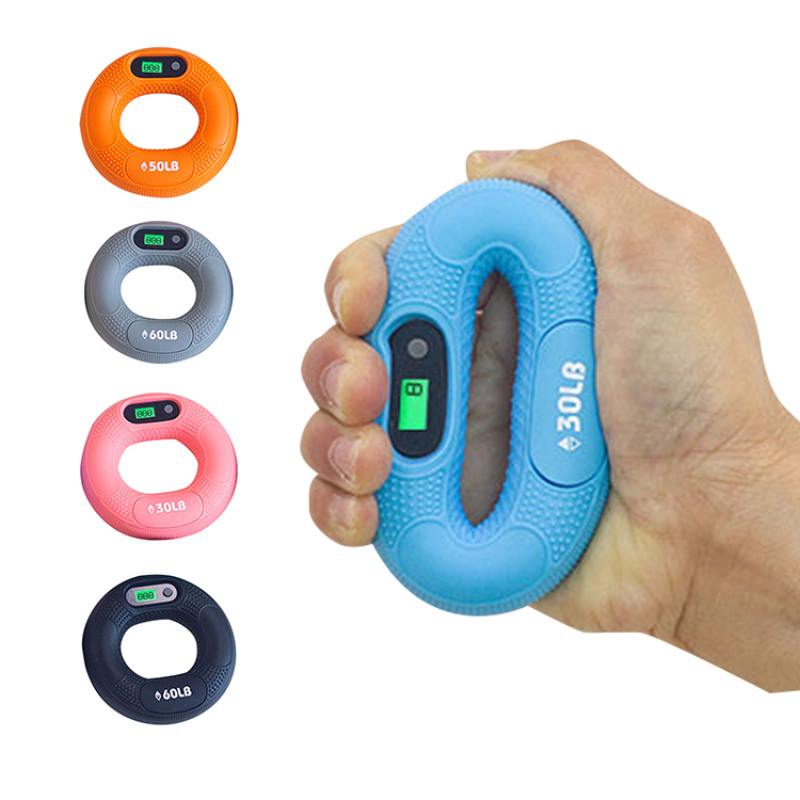 Sayaçlı El Güçlendirme Halkası - Akıllı Egzersiz Aleti - 30 LB