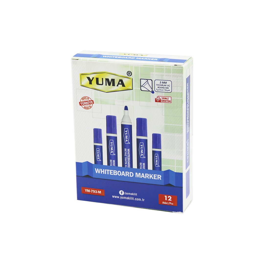 Mavi Renk Tahta Kalemi - 1.5-3 mm - Yuvarlak Uç - 1 Adet 